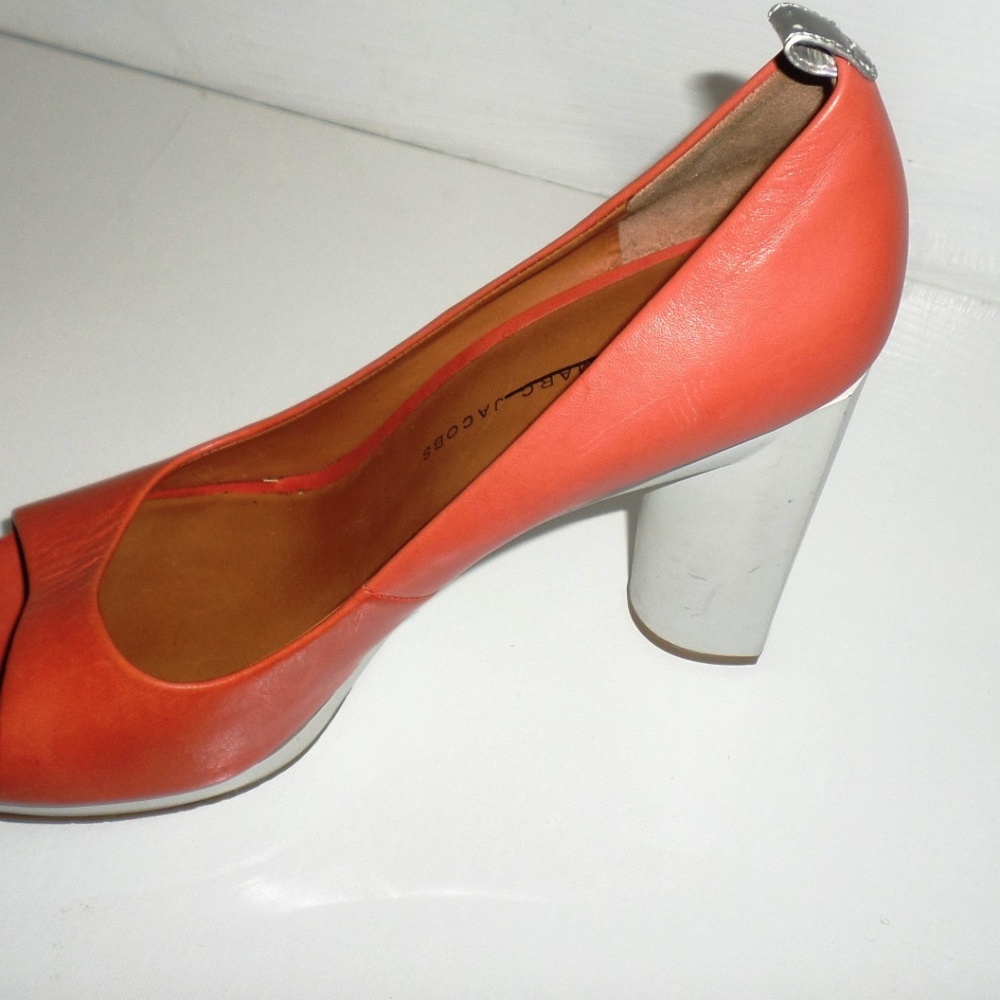 Marc By Marc Jacobs Color-Block Orange White - image 5